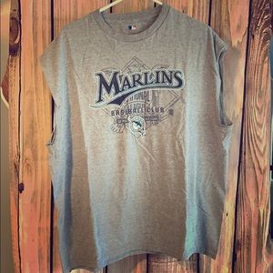 Miami Marlins Sleeveless Tee Baseball Club XL
